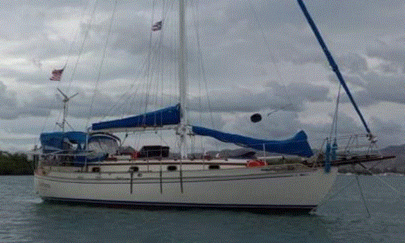 A Tayana 37 sailboat for sale