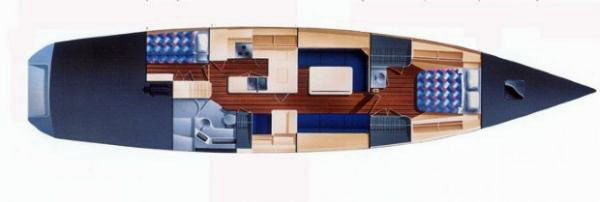 Sundeer 56 accommodation layout