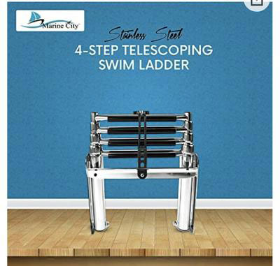 Stainless steel swim ladder