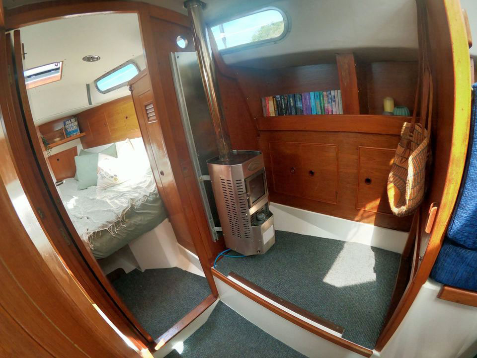 'Freja', a Voyager 35 Sailboat cabin heater