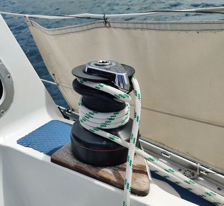 'Freja', a Voyager 35 Sailboat winch