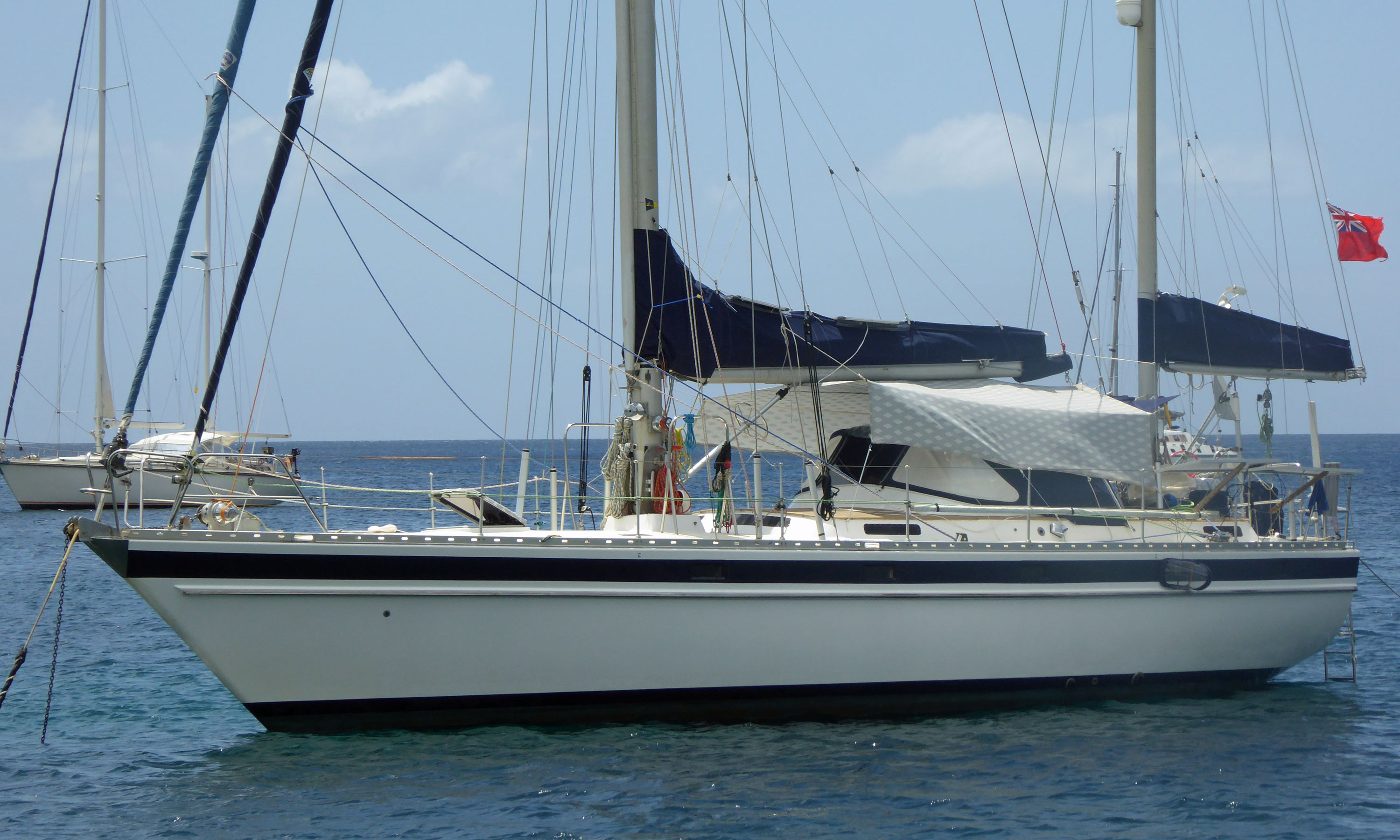 Trintilla 44 cruising yacht with solent rig