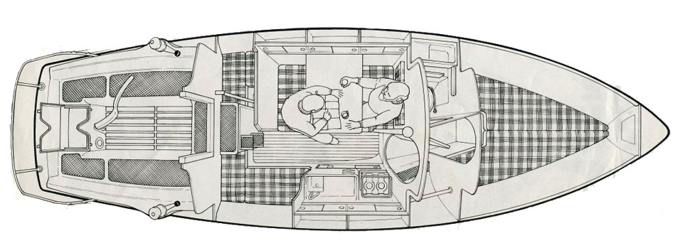 Westerly Centaur Accommodation Layout