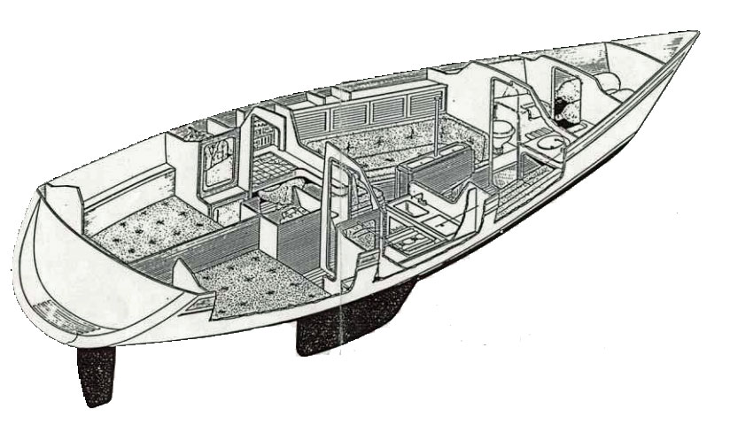 Westerly Tempest 31 Accommodation Layout