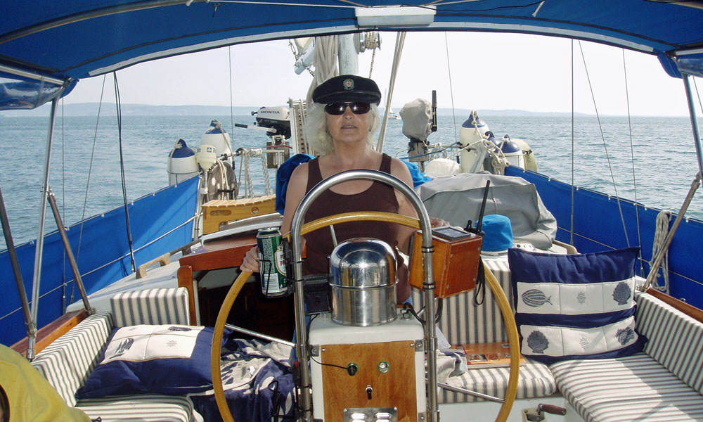 Centre cockpit on this Whitby 42