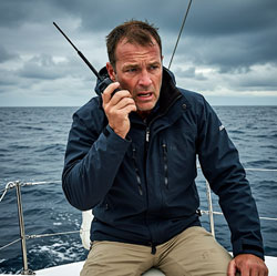 Worried yachtsman on VHF radio