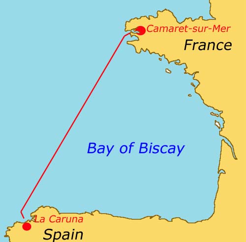 Sailing Across Biscay For The First Time