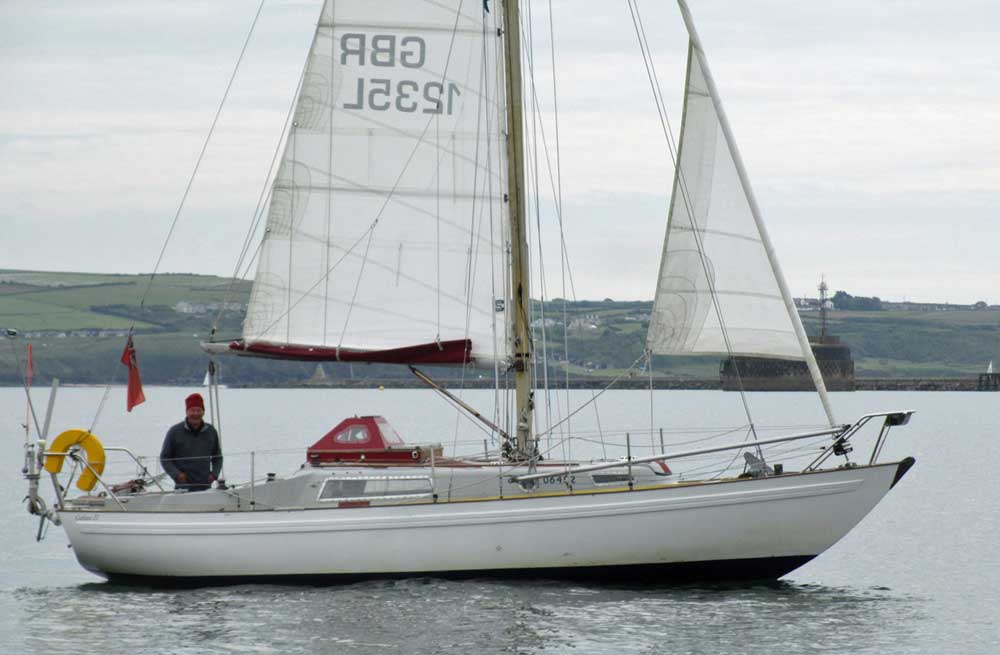 Sailboat 'Prime Suspect', an entrant in the 2015 Jester Challenge