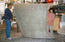 Making a GRP keel for a home-built sailboat