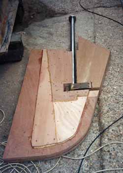 sailboat rudder construction