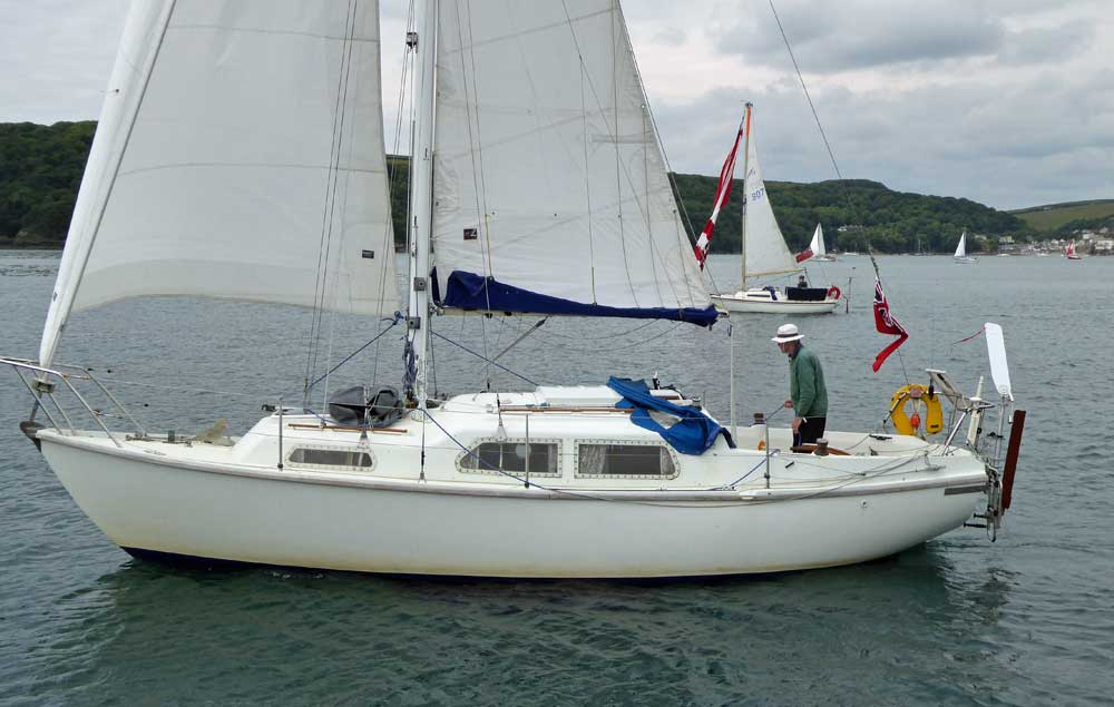 Sailboat 'Spirit of Venus', an entrant in the 2015 Jester Challenge