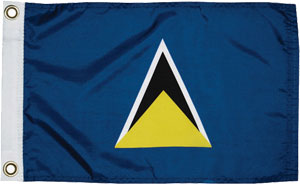 St Lucia flag