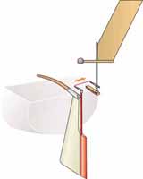 Windvane self-steering gear with Servo Tab on Main Rudder