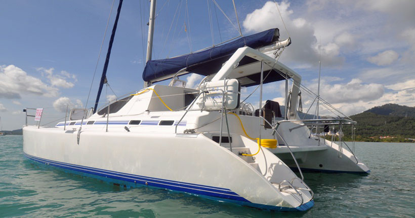 An Admiral 38 Catamaran