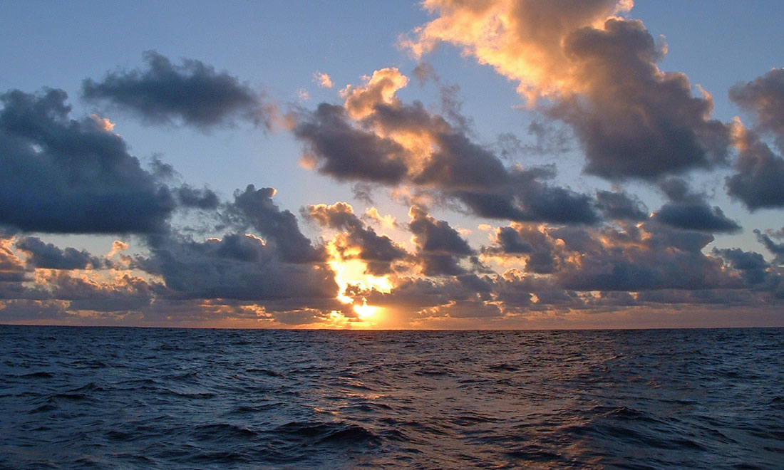 Mid-Ocean Sunrise