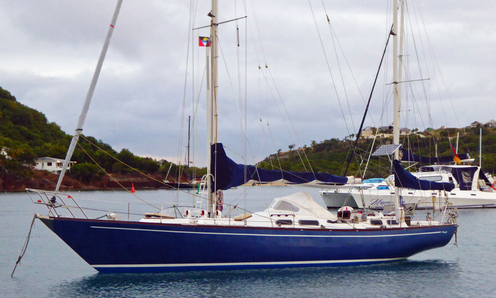 A Bowman 46 Corsair Yawl