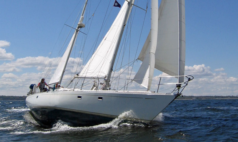 Bowman 57 staysail ketch Aleria