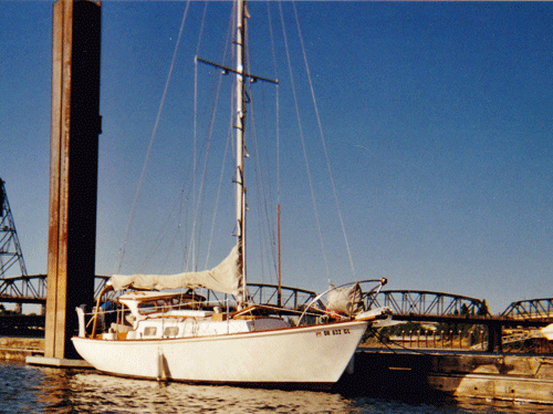 A Bristol 24 Sailboat