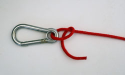 How to tie the Buntline Hitch, Stage 2