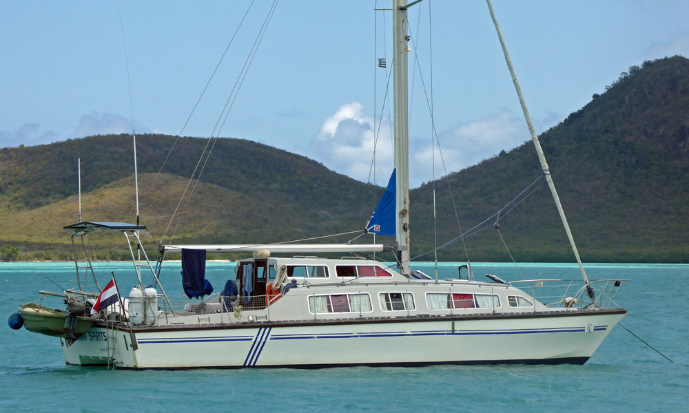 A Catalac 12m cruising catamaran