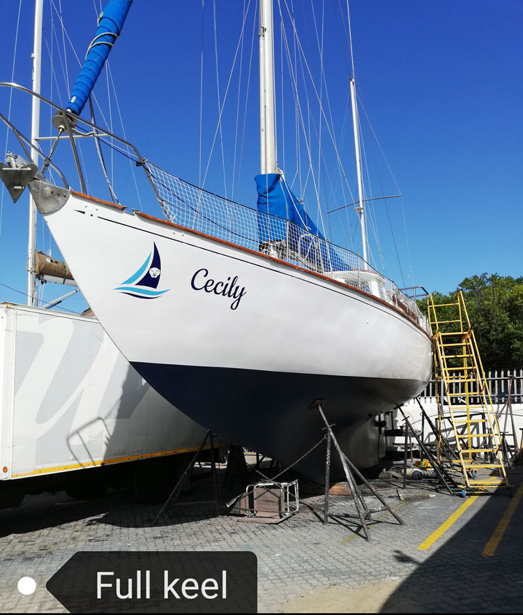 'Cecily' a 42' S&S ketch, interior