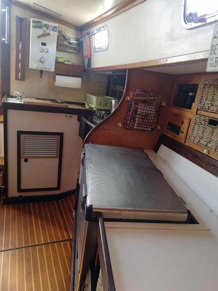 'Cecily' a 42' S&S ketch, interior