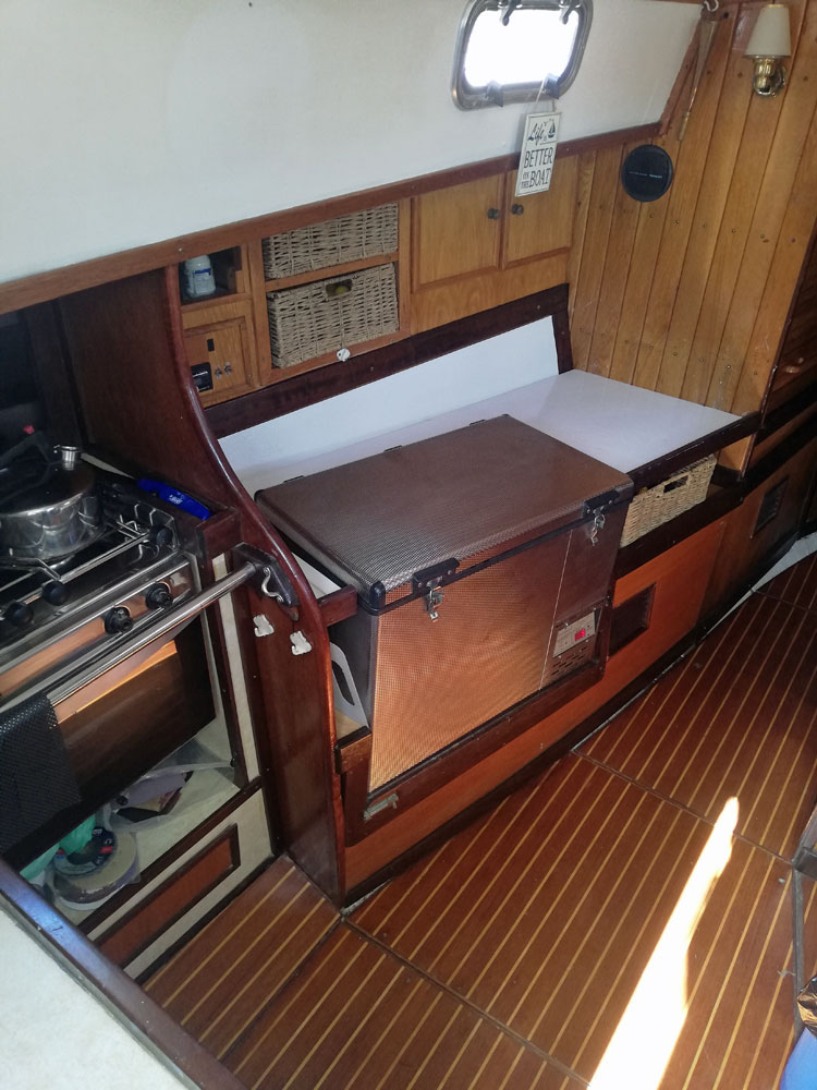 'Cecily' a 42' S&S ketch, interior