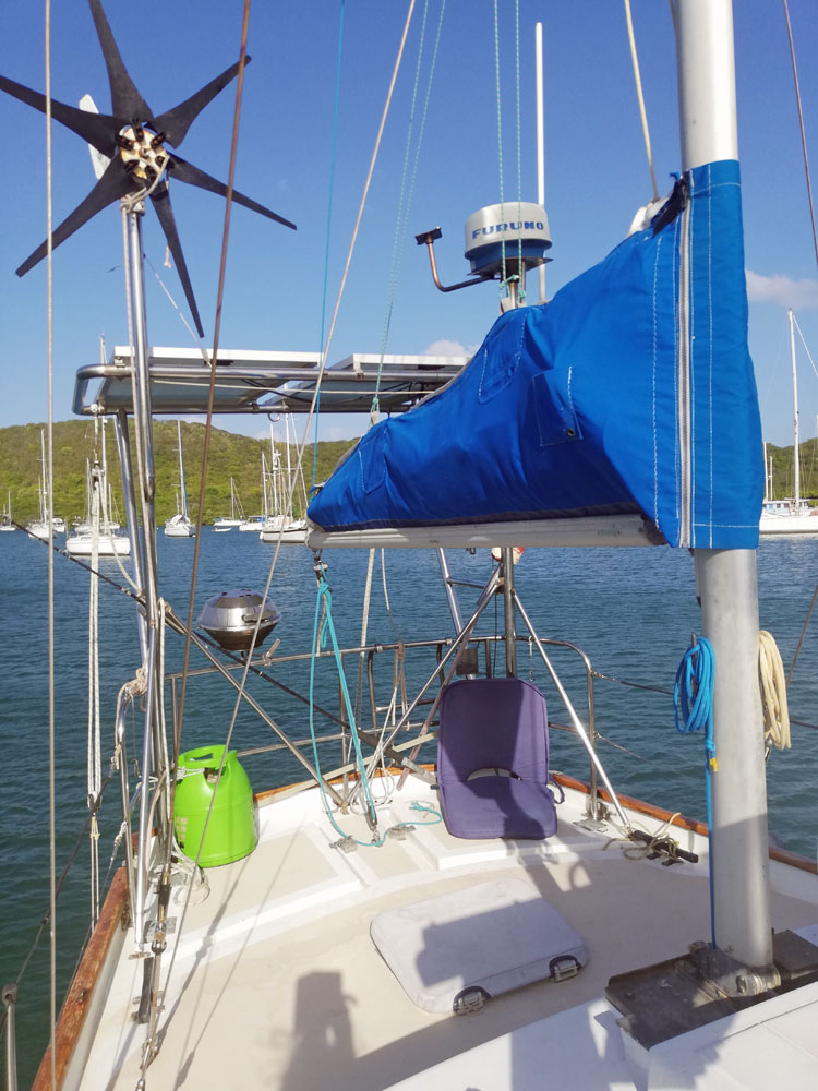 'Cecily' a 42' S&S ketch, interior