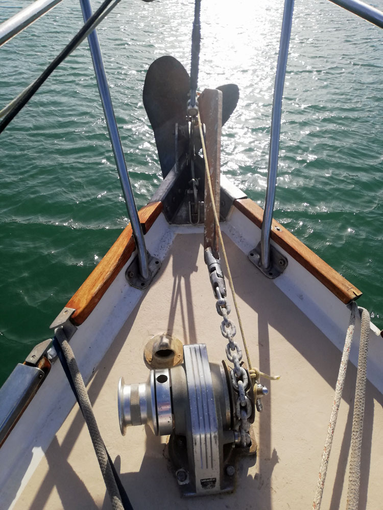 'Cecily' a 42' S&S ketch, interior