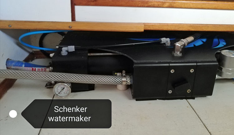 'Cecily' a 42' S&S ketch, interior