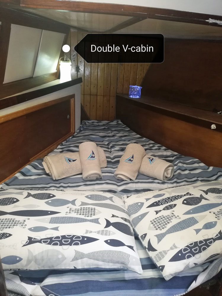 'Cecily' a 42' S&S ketch, interior