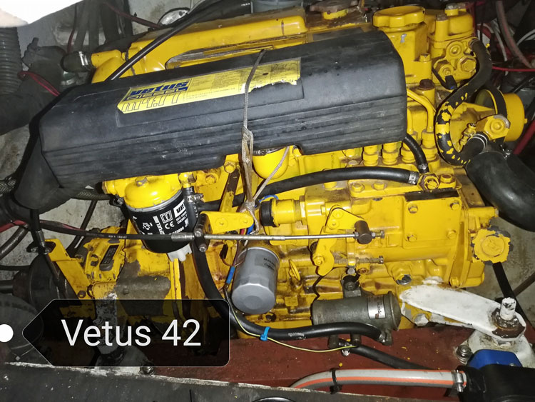 'Cecily' a 42' S&S ketch, interior