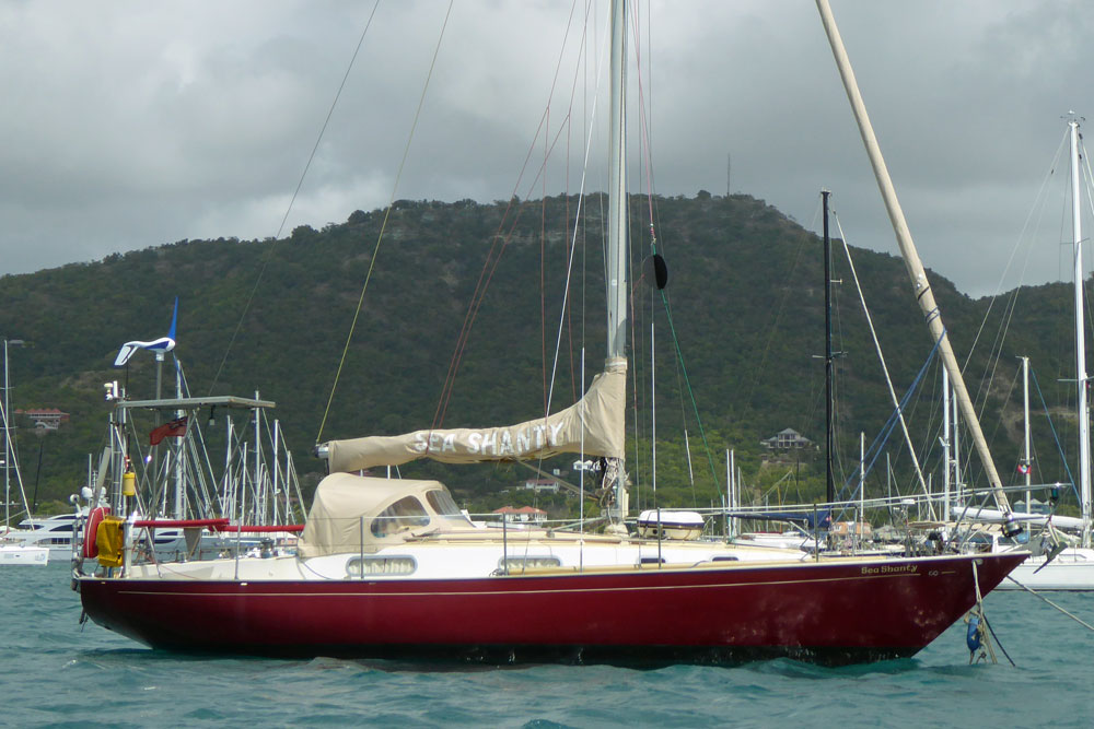A Contessa 32 sailboat