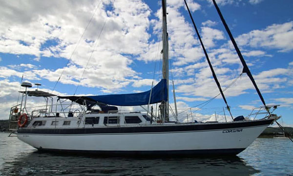 'Corsair', a Roberts 45 sailboat