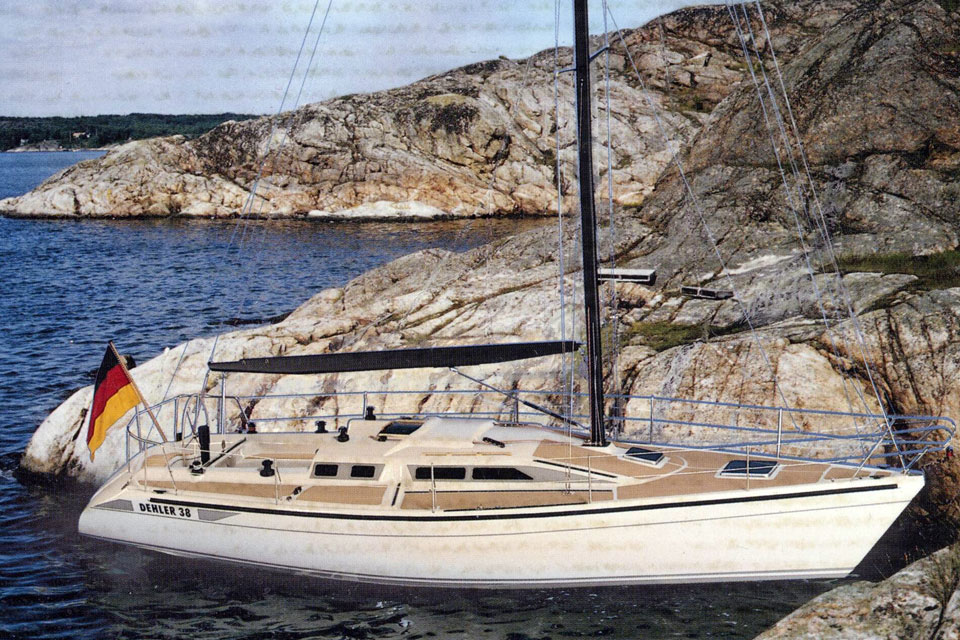 A Dehler 38 (Van de Stadt) sailboat