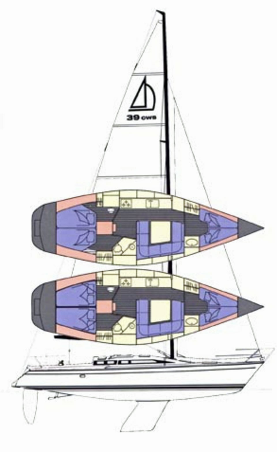 Dehler 39 CWS Layout