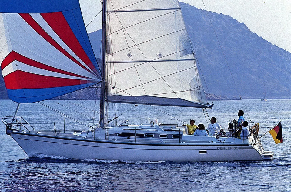 A Dehler 39 CWS sailboat