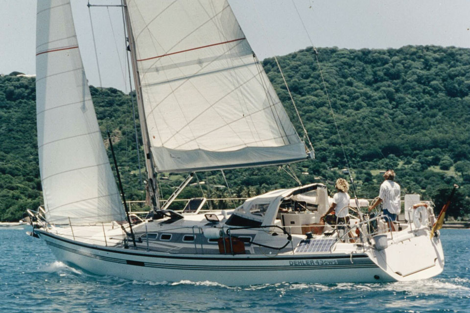 A Dehler 43 CWS sailboat