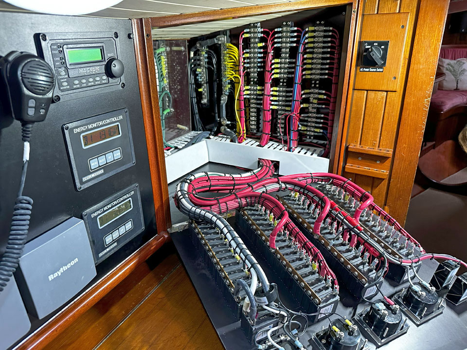 Hans Christian 48T electrical panel