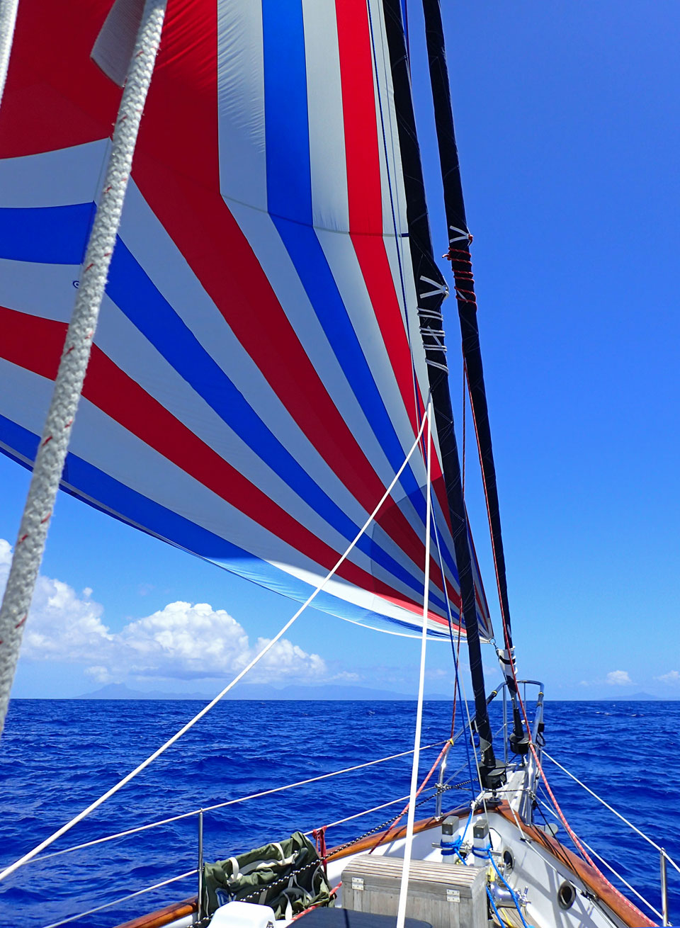Hans Christian 48T spinnaker