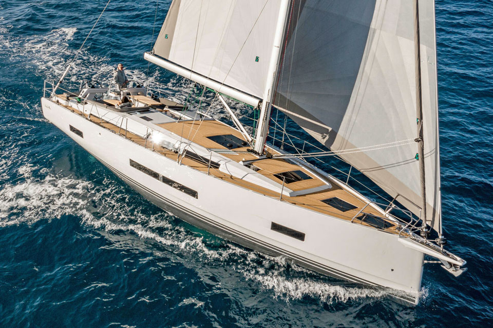 A Hanse 460 sailboat