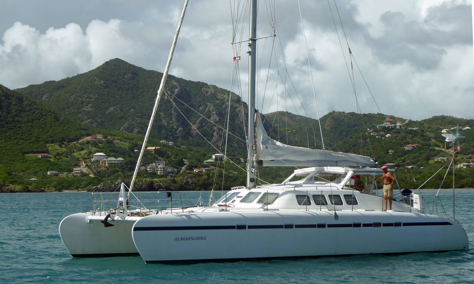 The Freebird 50, a long distance cruising catamaran built by Northshore Yachts.