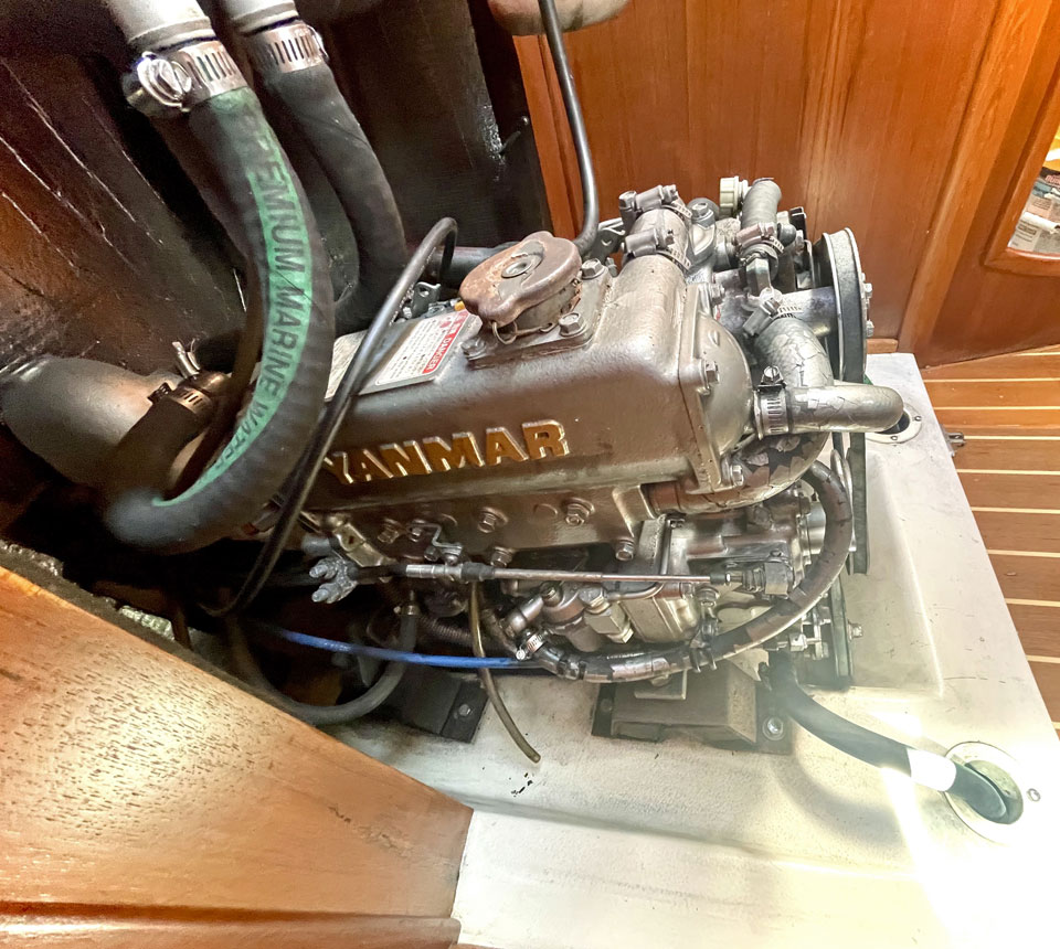 Hunter 356 Exhibit A engine