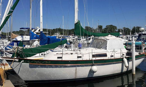 An Irwin 37 sailboat