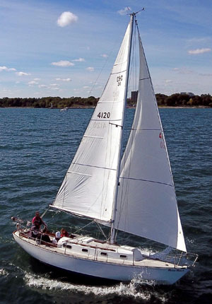 A Corvette 31 Masthead Sloop Sailboat