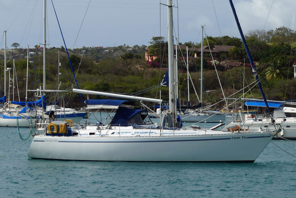 The Moody 422 sailboat