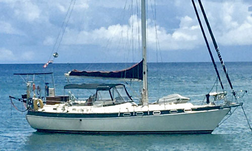 Looking for used sailboats for sale that are capable of crossing an ocean? These cruising yachts are already in the Caribbean, but what are the risks and benefits of buying out there?