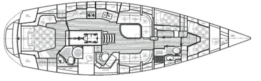 Najad 490 interior