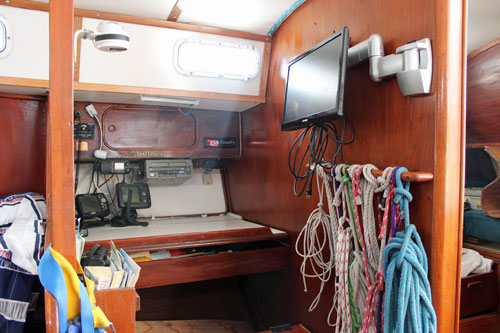 An Iwin 40 Citation sailboat for sale