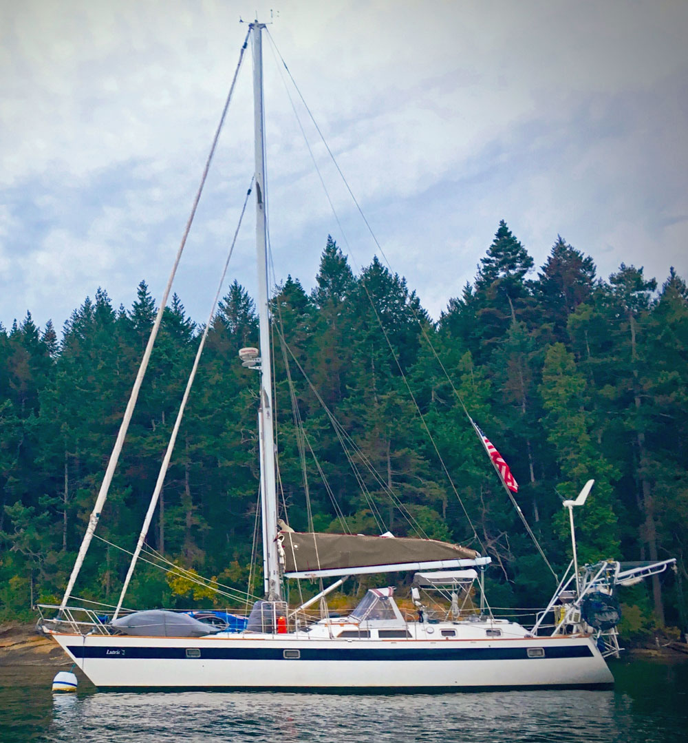 A Norseman 447, a Robert Perry designed cruising yacht